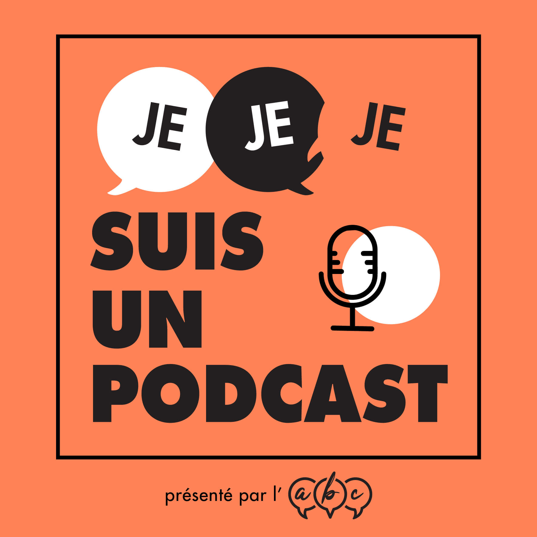 Podcast logo orange